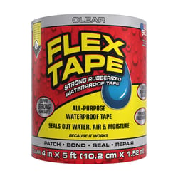 Flex Seal Family of Products Flex Tape 4 in. W X 5 ft. L Clear Waterproof Repair Tape