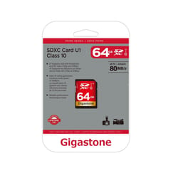 Gigastone 64 GB SDXC Flash Memory Card 1 pk