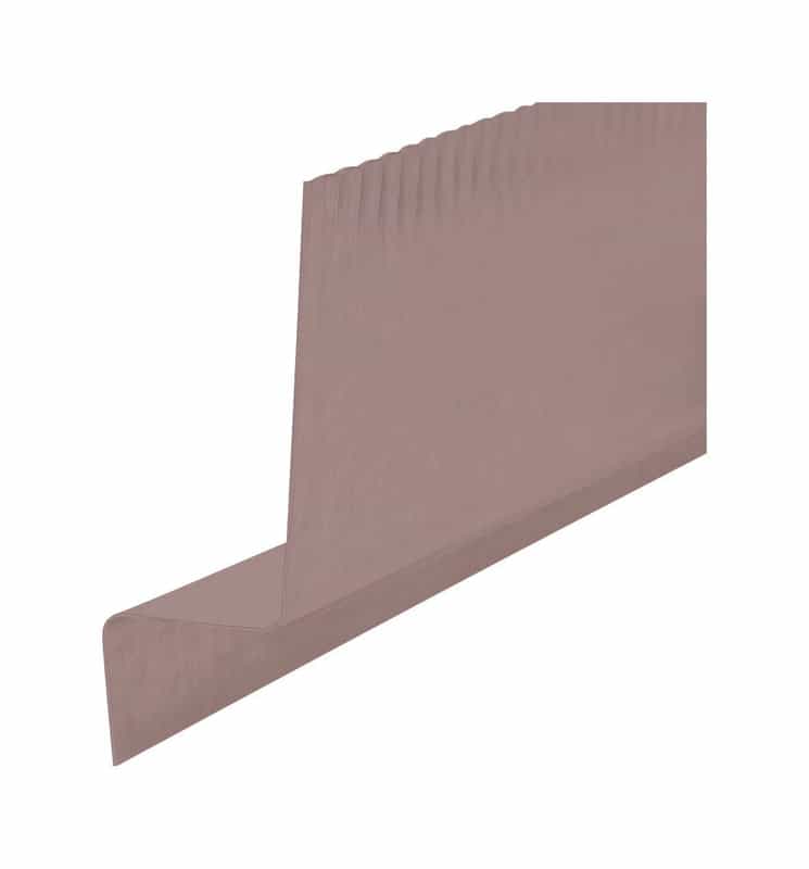 Amerimax 2 in. H x 20180508 in. W x 10 ft. L Brown Aluminum Z Shape