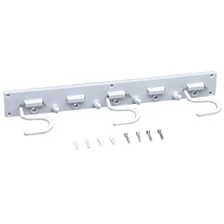 Crawford 16 in. L White Steel Adjustable Storage Organizer Rack 12 lb. cap. 1 pk