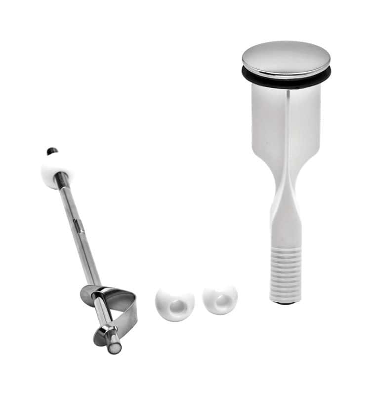 ClogFREE Brushed Nickel Plastic PopUp Drain Stopper Ace Hardware