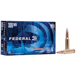 Federal Power Shok Centerfire Rifle Soft Point Cartridge 308 Win 150 grain 20 pk