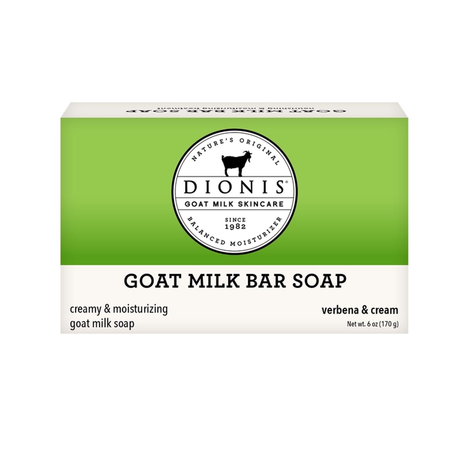 Photos - Hair Product Dionis Goat Milk Verbena & Cream Scent Soap Bar 6 oz 1 pk C33466-6 