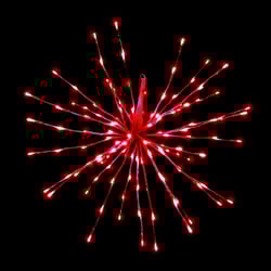 Celebrations Platinum LED Red Radiant Blast 24 in. Hanging Decor