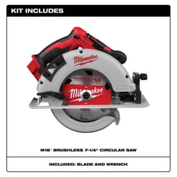 Milwaukee M18 7-1/4 in. Cordless Brushless Circular Saw Tool Only