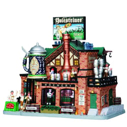 Lemax Multicolored Yulesteiner Brewery Christmas Village 11 in.