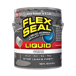 Flex Seal Family of Products Flex Seal Clear Liquid Rubber Sealant Coating 128 fl. oz.