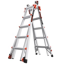 Little Giant Velocity 22 ft. H Aluminum Telescoping Multi-Position Ladder Type IA 300 lb. capacity