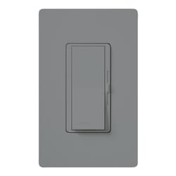 Lutron Diva Gray 600 W 3-Way Dimmer Switch 1 pk