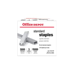 Office Depot 1/4 in. W 18 Ga. Standard Staples 15000 pk