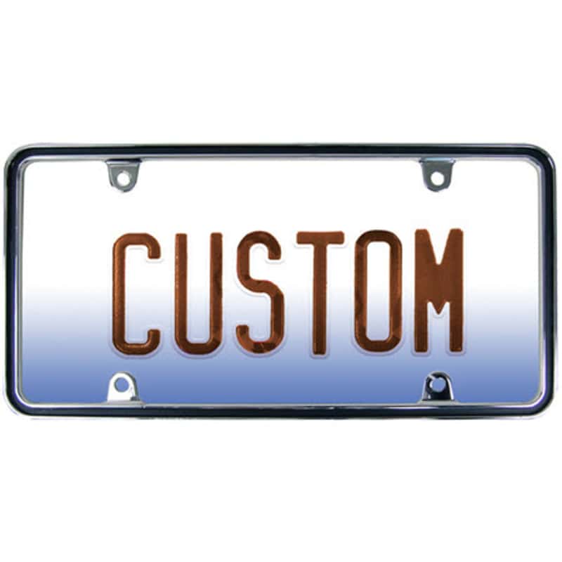 Custom Accessories Black Metal License Plate Frame Ace Hardware