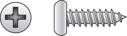 HILLMAN No. 6 Ga. X 3/4 in. L Phillips Pan Head Sheet Metal Screws 100 pk