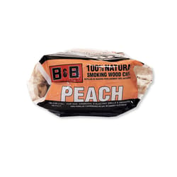 B&B Charcoal All Natural Peach Wood Smoking Chips 180 cu in