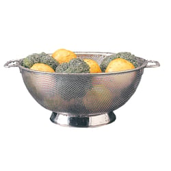 RSVP International Endurance Silver Stainless Steel Precision Pierced Colander 5 qt