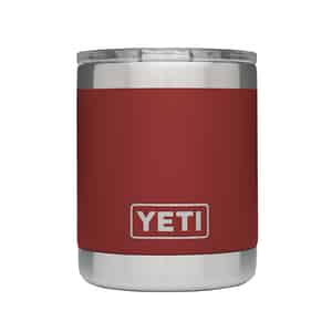 YETI  Rambler Lowball  Brick Red  Stainless Steel  Insulated Cup  BPA Free 10 oz. 