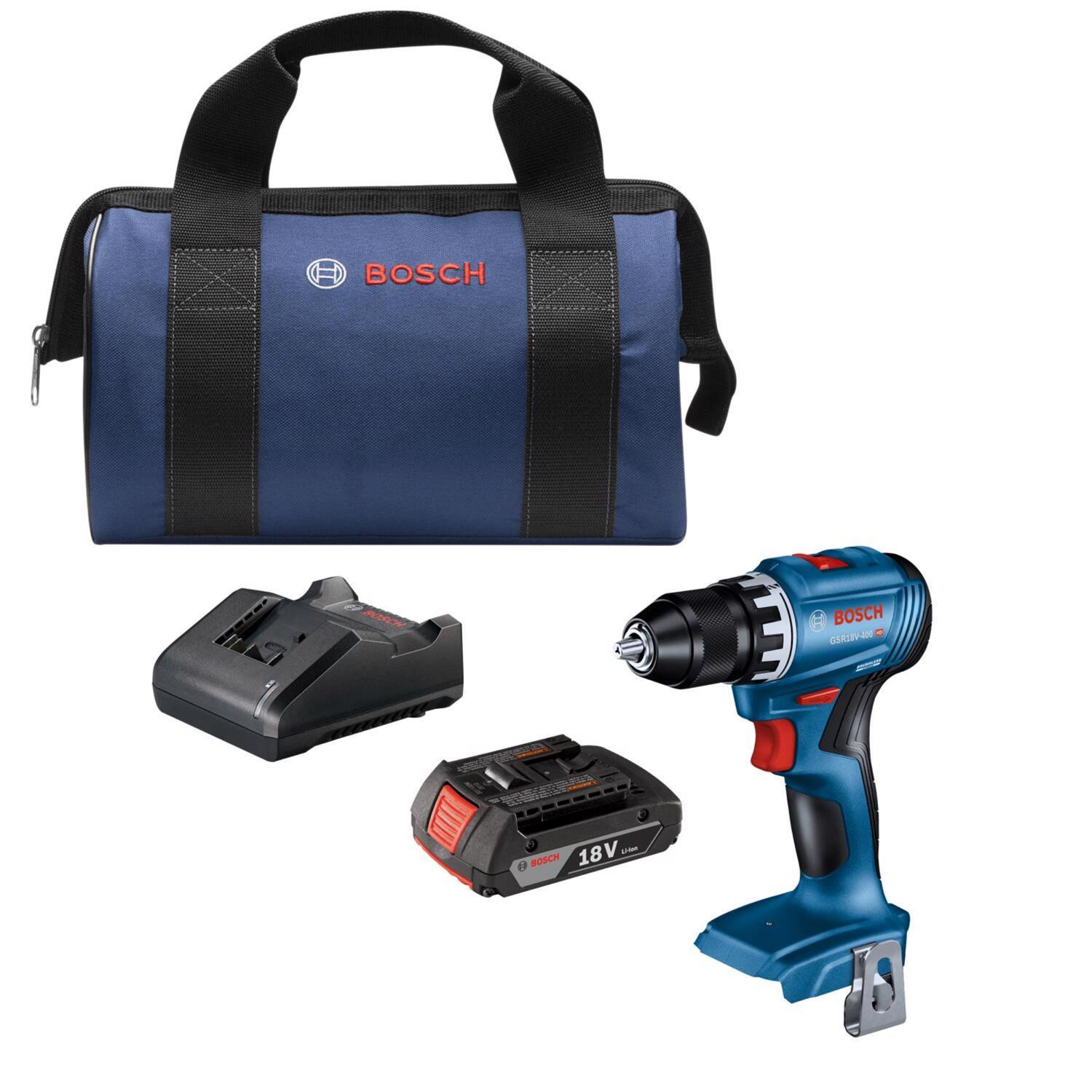 Photos - Drill / Screwdriver Bosch 18V 1/2 in. Brushless Cordless Drill/Driver Kit  (Battery & Charger)