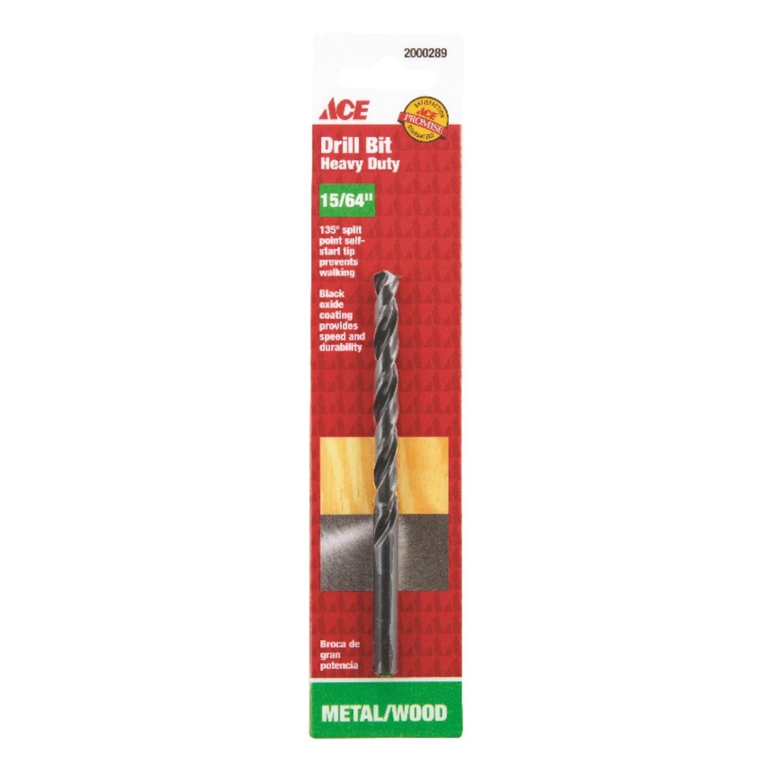 Ace 15/64 in. X 3-7/8 in. L High Speed Steel Drill Bit 1 pc