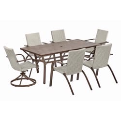 Manor park outdoor patio dining set 7 discount piece