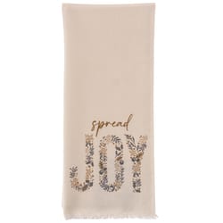 Karma Multicolored Cotton Spread Joy Tea Towel 1 pk