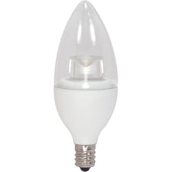 Satco Decorative LED B11 E12 (Candelabra) LED Bulb Warm White 25 Watt Equivalence 1 pk