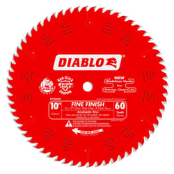 Diablo 10 in. D X 5/8 in. TiCo Hi-Density Carbide Circular Saw Blade 60 teeth 1 pk