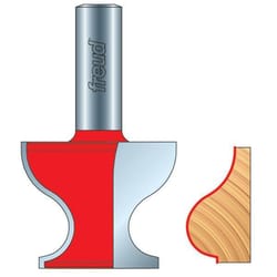 Freud 1-11/16 in. D X 1-3/4 in. X 2-7/8 in. L Carbide Base and Cape Router Bit