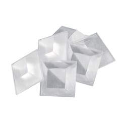 Softtouch Plastic Self Adhesive Bumper Pad Clear Square 3/4 in. W X 3/4 in. L 6 pk