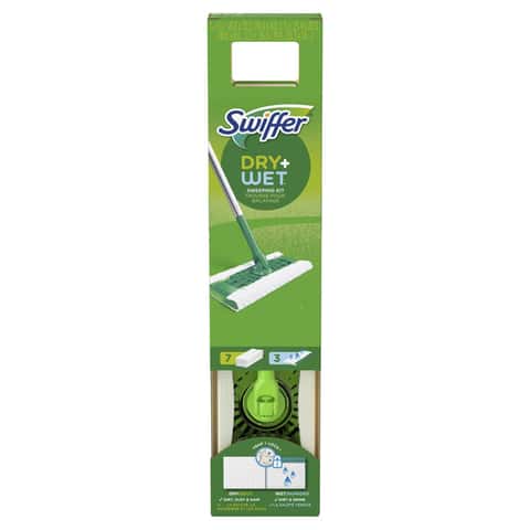 Swiffer Sweeper Dry + Wet Sweeping Kit, 10 pc - Harris Teeter