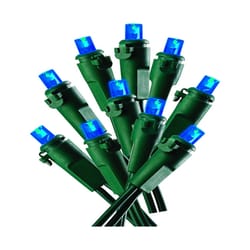 Celebrations Blue LED Micro Light Set Blue 24.75 in. 100 lights