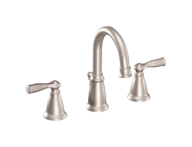 Moen Banbury Brushed Nickel Widespread Lavatory PopUp Faucet 4 Ace