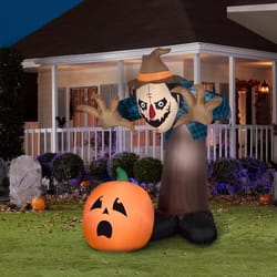 Gemmy Airblown 90.1574 in. LED Prelit Animated Scarecrow Inflatable
