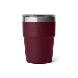 YETI Rambler 16 oz Wild Vine Red BPA Free Stackable Vacuum Insulated Tumbler