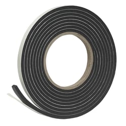 Frost King Black Rubber Foam Weather Seal For Doors and Windows 10 ft. L X 0.19 in.