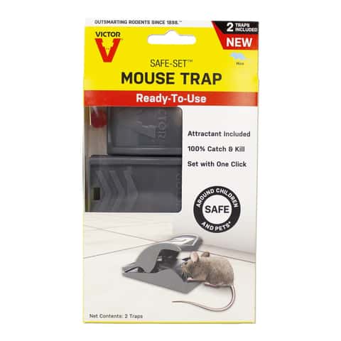 Smart Self-locking Mousetrap Safe Firm Transparent Household Mouse