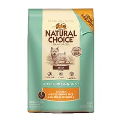 Nutro Natural Choice Adult Chicken, Brown Rice and Oatmeal Dry Dog Food 30 lb