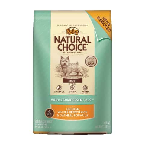 Nutro Natural Choice Adult Chicken Brown Rice and Oatmeal Dry Dog Food 30 lb Mfr 791870 Ace Hardware