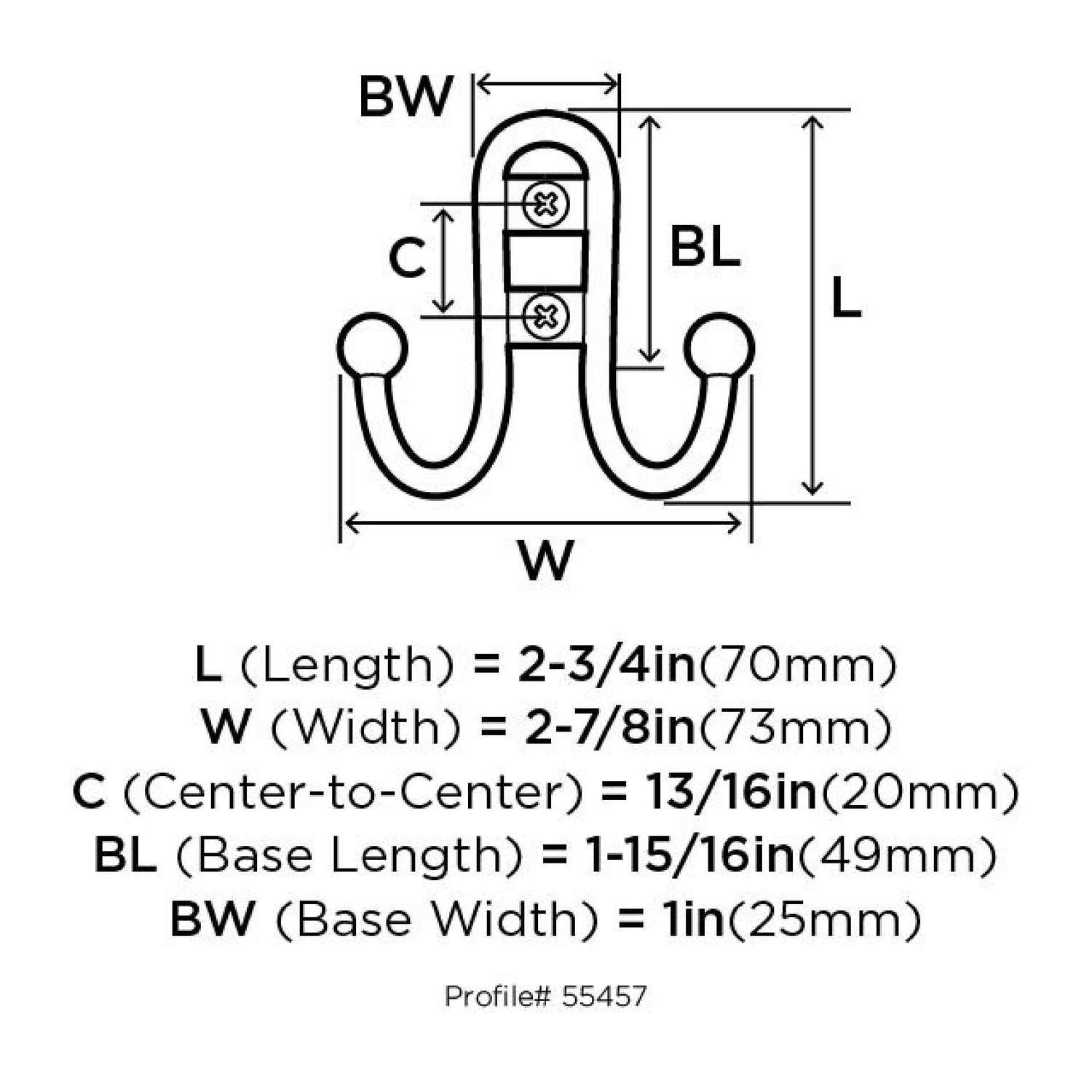 Ace Hardware / Zinc * S - Hooks * 2 - inch. * 4pcs. * Free