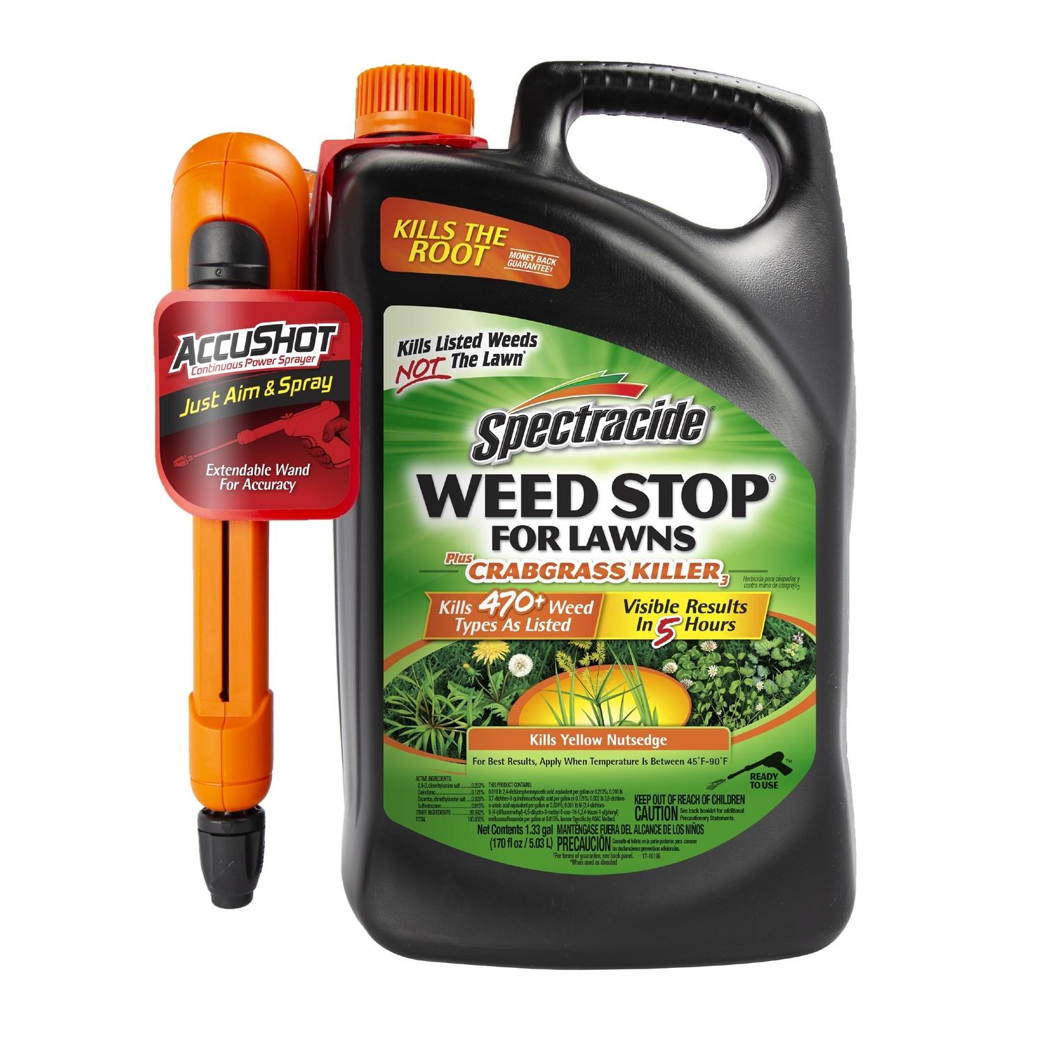 Spectracide Weed Stop Crabgrass Killer RTU Liquid 1.33 gal Ace Hardware