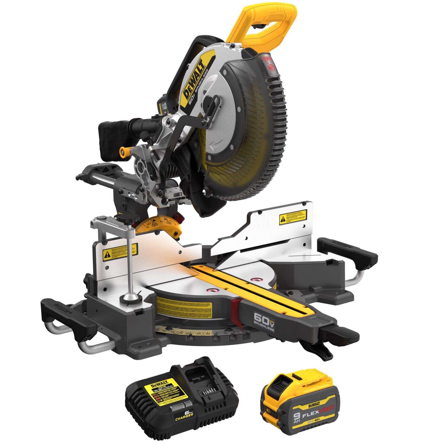 DeWalt 60V 12 in. Cordless Brushless Sliding Miter Saw Kit