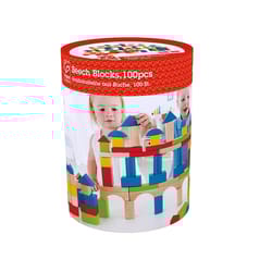 Hape Beech Blocks Build Up and Away Blocks Multicolored 100 pc