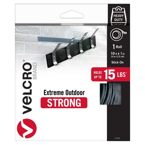 Velcro® Brand Super Strong 1 Hook Side Only - Self Adhesive - 5 FEET -  Uncut