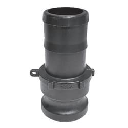 Green Leaf Camlock 2 in. Male X 2 in. D Barb Polypropylene Coupler 1 pk