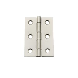 National Hardware 2 in. L Satin Nickel Door Hinge 1 pk