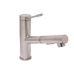 Huntington Brass One Handle Satin Nickel Kitchen Faucet