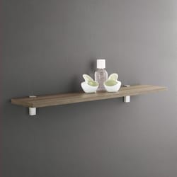 Dolle Lite .75 in. H X 23.6 in. W X 7.9 in. D Driftwood Wood Shelf Board