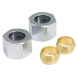 Ace 3/8 in. Compression X 3/8 in. D Compression Compression Nut Kit