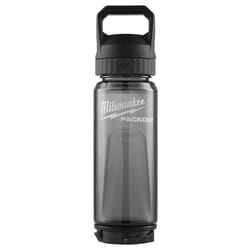 Milwaukee Packout 25 oz Black BPA Free Bottle with Chug Cap