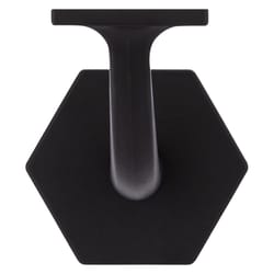 National Hardware Powell Black Zinc Die Cast w/Steel Strap Handrail Bracket 3-5/32 in. L 150 lb