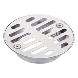 Ace Brushed Nickel Stainless Steel Hair Catcher Shower Drain Cover - Ace  Hardware