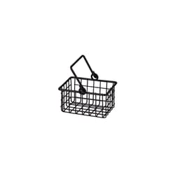 Spectrum Grid 3.25 in. L X 3.8 in. W X 2.5 in. H Black Packet Basket